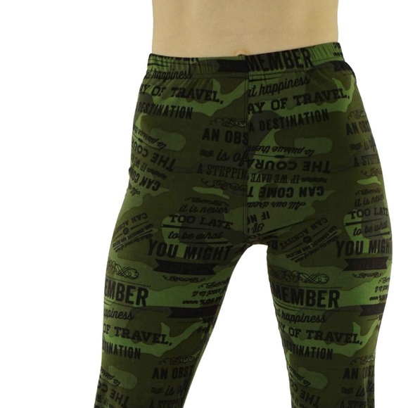 Camouflage Camo printed fashion leggings - Picture 3 of 3